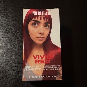 No Bleach London Vivid Red Permanent Vegan Dye V66